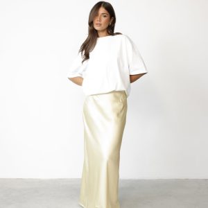 Sincerity Lemon Maxi Skirt