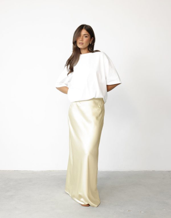 Sincerity Lemon Maxi Skirt