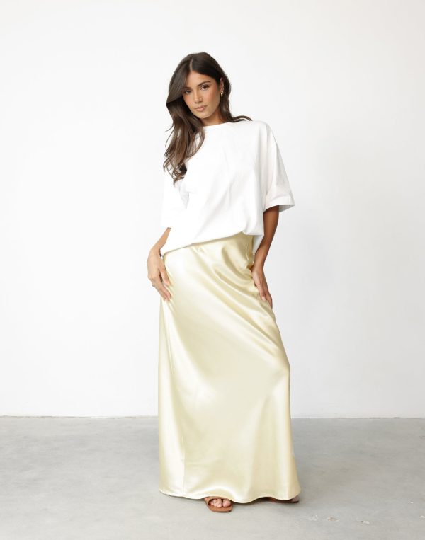 Sincerity Lemon Maxi Skirt