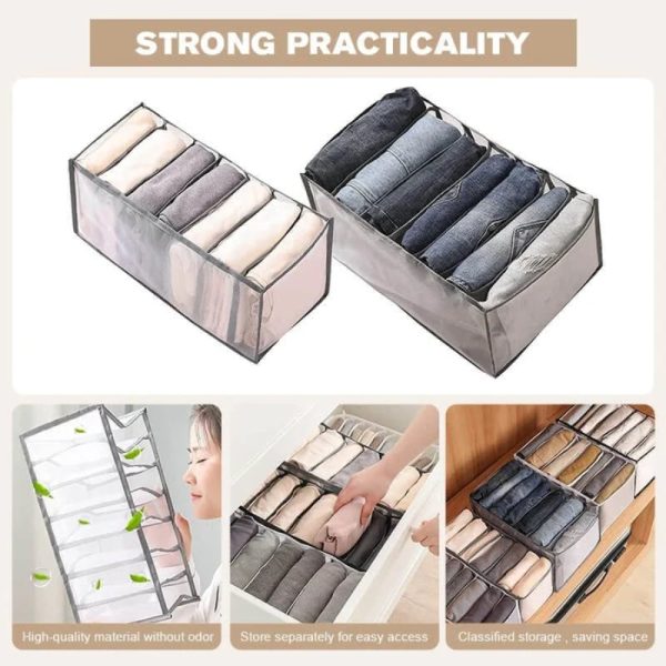 Wardrobe Clothes Organizer With Multiple Sizes