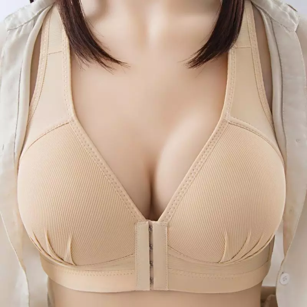 Plus Size Front Closure Push Up Bra