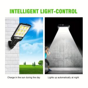 Outdoor Waterproof Solar Security Sensor Street Lamp