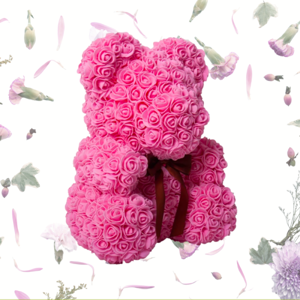 Rose Flower Bear