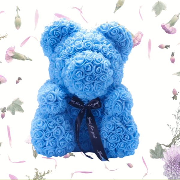 Rose Flower Bear