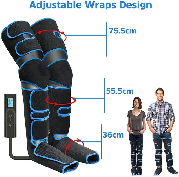 Recoverease: 6-Mode Air Compression Leg Relaxer & Heating Massager