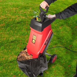 Heavy Duty Electric Wheeled Garden Tree Wood Chipper Shredder