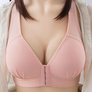 Plus Size Front Closure Push Up Bra