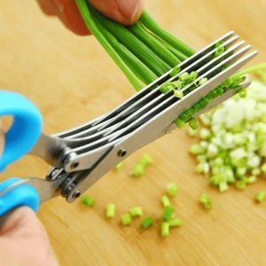 Kitchen Salad Scissors With 5 Blades