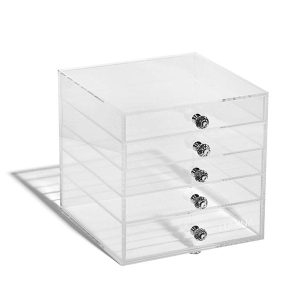 5-Drawer Transparent Acrylic Makeup Organizer