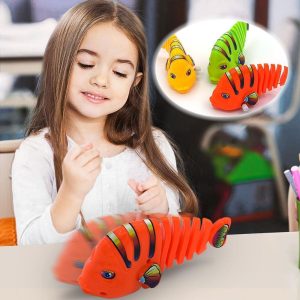 Interactive Wind-Up Fish (Set Of 3)