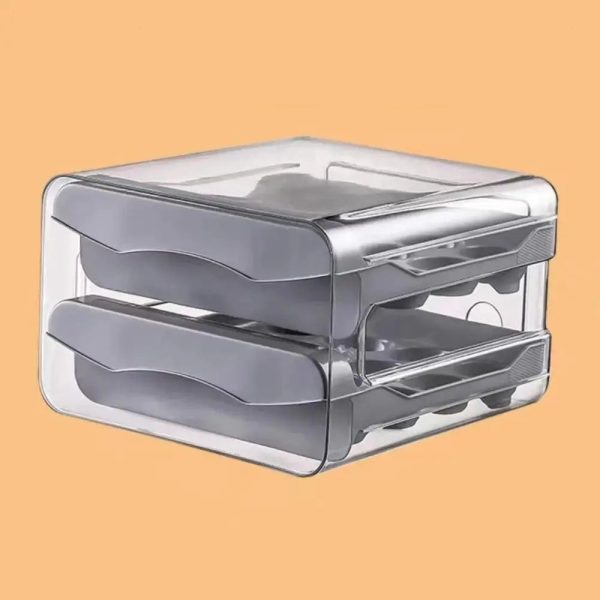 Multifunctional Transparent Refrigerator Egg Holder Box