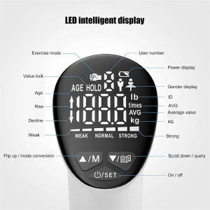 Smartgrip Pro: Ultimate Digital Hand Strength Meter - Precision Grip Training With Led Feedback