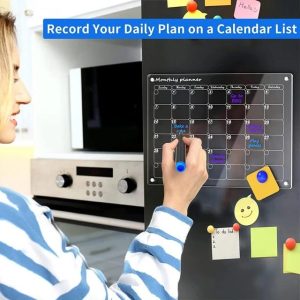 Magnetic Schedule Planner For Fridge