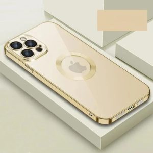 Transparent Electroplated Iphone Case With Camera Protector