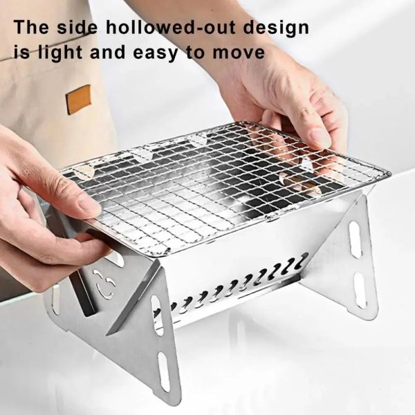 Corrosion Resistan Portable Folding Camping Grill