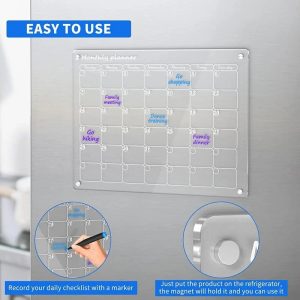 Magnetic Schedule Planner For Fridge