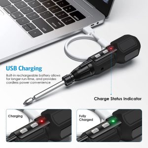 Electric Screwdriver Usb Rechargeable