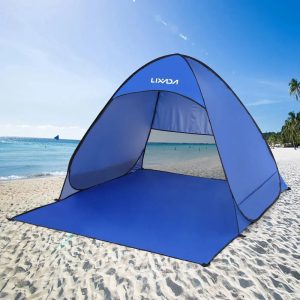 Lixada Automatic Pop Up Beach Tent Lightweight Outdoor Uv Protection Camping Fishing Tent Cabana Sun Shelter