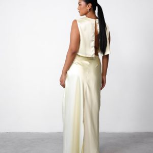 Sincerity Lemon Maxi Skirt