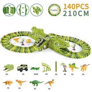 Dinosaur Racing Track Toy Set