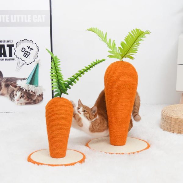 Sisal Carrot Cat Scratching Post | Durable & Fun For All Cats