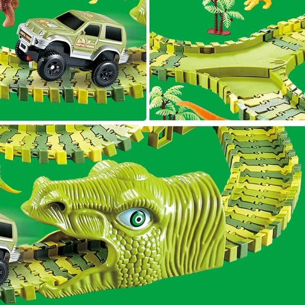 Dinosaur Racing Track Toy Set