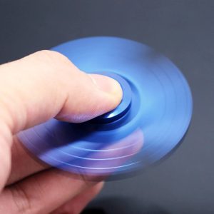 Cyber Premium Fidget Spinner - Long Spin Desk Toy For Stress And Focus Enhancement