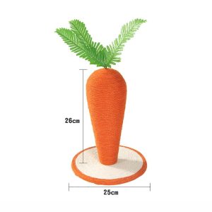 Sisal Carrot Cat Scratching Post | Durable & Fun For All Cats