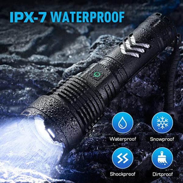 Led Tactical Waterproof Flashlight