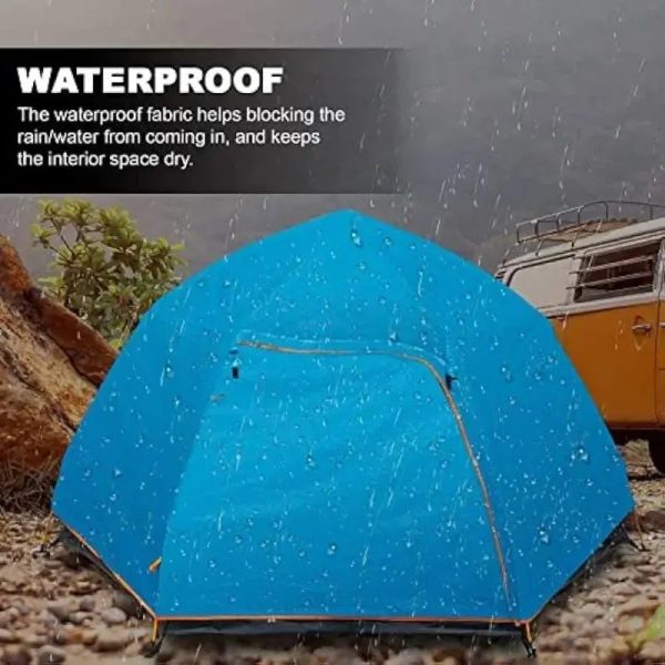 Up Camping Tent Easy Setup Automatic Hydraulic Water Resistant With Rain Fly Portable Lightweight Great