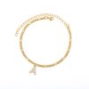 Initial Letter Anklets For Women