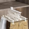 Intelligent Pull-Out Slide Trouser Rack | 1 And 5 Goose-Shaped Hangers!