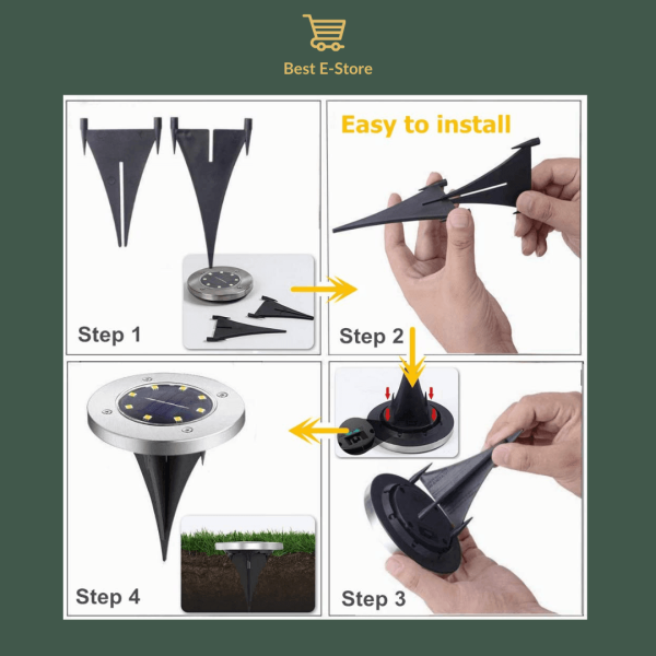 Waterproof Solar Powered Garden Lights | Last Day For !