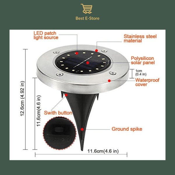 Waterproof Solar Powered Garden Lights | Last Day For !