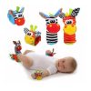 0-12 Months Soft Animal Rattle Infant Newborn Plush Sock Baby Toy Wrist Strap