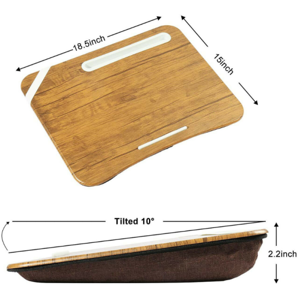 Premium Portable Wooden Laptop Lap Desk