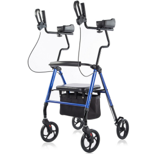 Premium Standing Upright Senior Walker With Seat