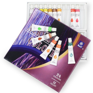 Premium Acrylic Paint Set Kit 24 Pcs