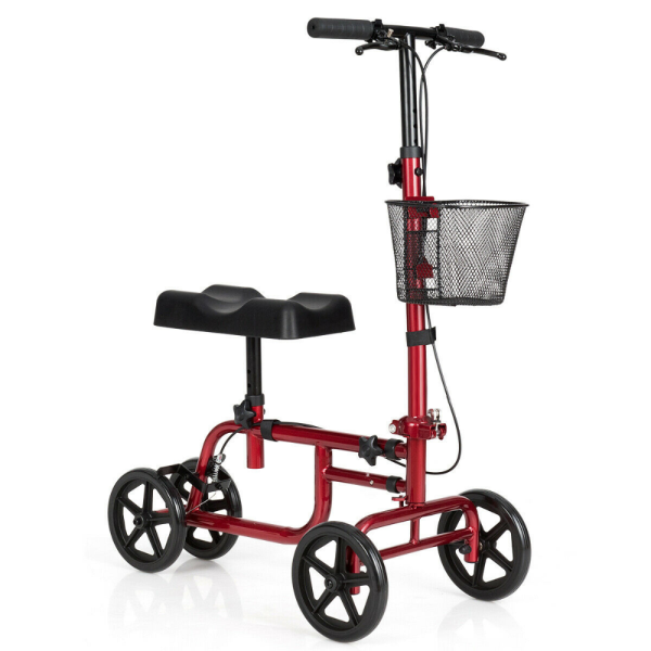 Steerable Folding All Terrain Medical Knee Walker / Scooter