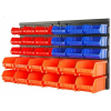 Spacious Wall Mounted Garage Tool Storage Organizer Bins