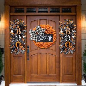 Halloween Swag Wreath Fall Wreath-