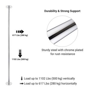 Dance Pole Static And Spinning Dance Pole 45Mm