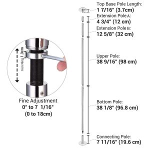 Dance Pole Static And Spinning Dance Pole 45Mm