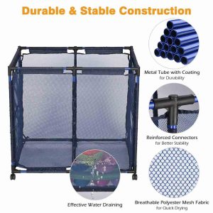 Pool Float Storage Bin Mesh With Pockets Large