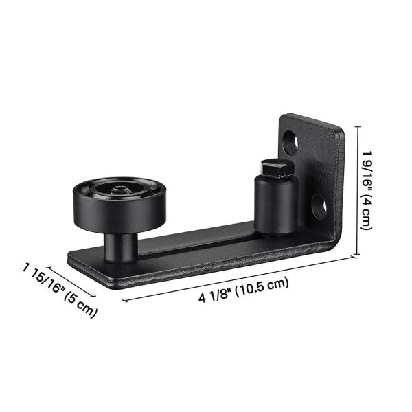 Set(2) Wall Mount Carbon Steel Floor Guide For Barn Door Hardware