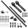 6.6Ft Sliding Barn Door Track And Rollers