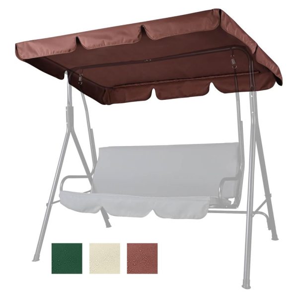 Outdoor Patio Swing Canopy Replacement 76X44In