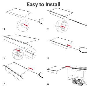 14 Foot Awning Fabric Replacement Rv Slide Topper