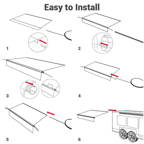 14 Foot Awning Fabric Replacement Rv Slide Topper