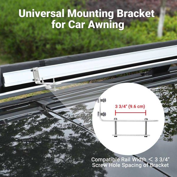 Awning Hardware Rail Mounting Brackets & Stakes